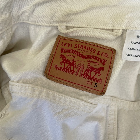 WHITE Levi denim jacket - Picture 3 of 3
